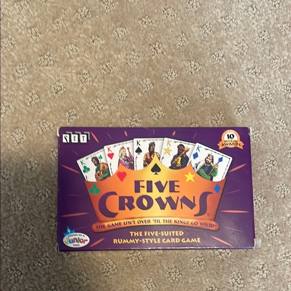 Purple Card Game Five Crowns
